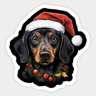 Christmas Dog - Funny Ugly Xmas Ugly Christmas Sticker